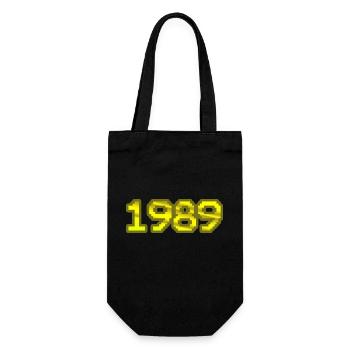 1989 - Gift Bag for Bottles - black - Front