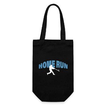 HOME RUN - Geschenkbeutel für Flaschen - Schwarz - Vorne