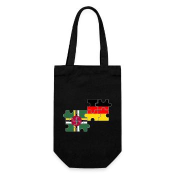 Dominica Germany Flag Dominicans - Gift Bag for Bottles - black - Front