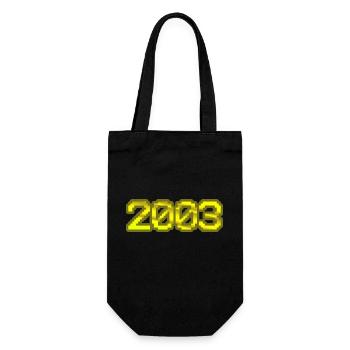 Nerd 2003 - Gift Bag for Bottles - black - Front