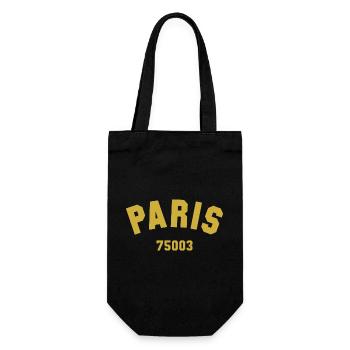 PARIS 3rd arrondissement - Gift Bag for Bottles - black - Front