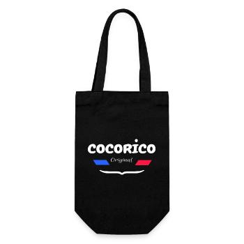 Cocorico Original – Design Français - Sac à bouteille - noir - Devant