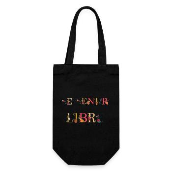 Se Sentir Libre - Gift Bag for Bottles - black - Front