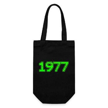 1977 - Geschenkbeutel für Flaschen - Schwarz - Vorne