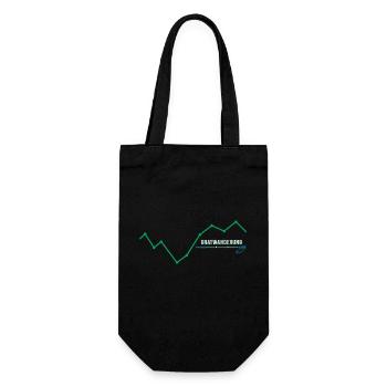 Mountain Hiking Alpinist Mountain Hiking Tightrope Hike - Gift Bag for Bottles - black - Front