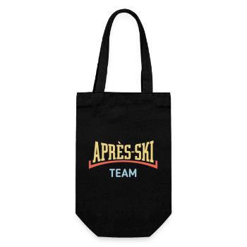 Après-Ski – Team (Apres Ski / Konkav / 3C) - Geschenkbeutel für Flaschen - Schwarz - Vorne