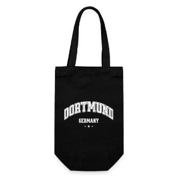 Dortmund Germany College Lettering - Gift Bag for Bottles - black - Front