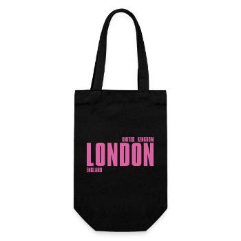 Londres – Angleterre Lyric Design - Sac à bouteille - noir - Devant