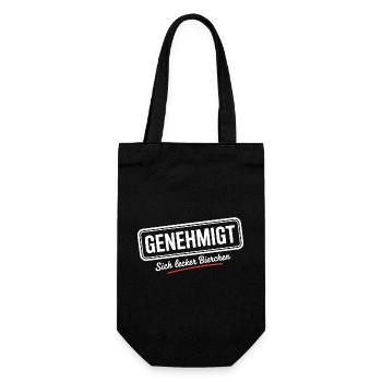 indulges yummy beer booze party beer - Gift Bag for Bottles - black - Front