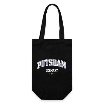 Potsdam Germany College Emblem - Gift Bag for Bottles - black - Front