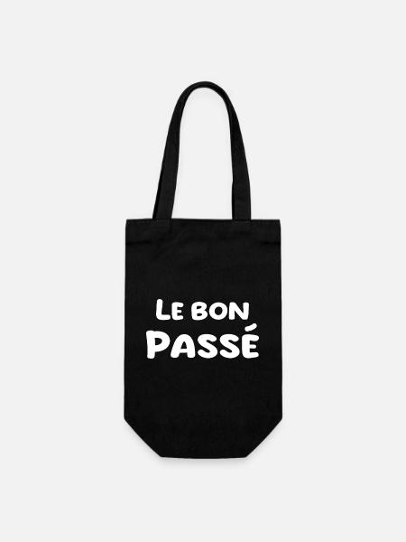 nostalgia for the past - Gift Bag for Bottles - black