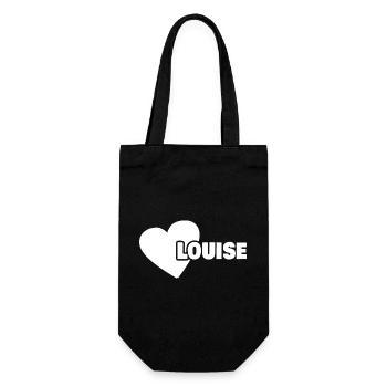 Born Louise - Gift Bag for Bottles - black - Front