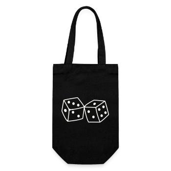 Cubes - Gift Bag for Bottles - black - Front