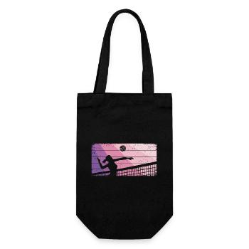 Volleyball Girls Beach Volleyball Volleyball Player - Gift Bag for Bottles - black - Front