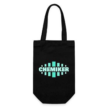 Job Chemiker - Geschenkbeutel für Flaschen - Schwarz - Vorne