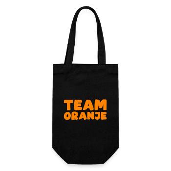 Team Oranje - Nederland - Netherlands Niederlande - Geschenkbeutel für Flaschen - Schwarz - Vorne