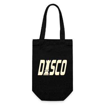 DISCO SCHACH TURM - Geschenkbeutel für Flaschen - Schwarz - Vorne