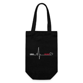I Survived Open Heart Surgery - Gift Bag for Bottles - black - Front