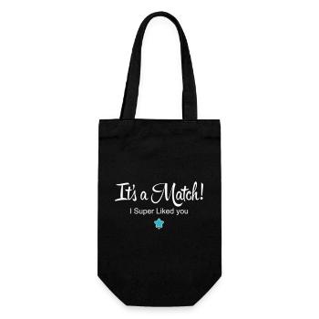 C’est un match ! Je t’aimais super bien - Sac à bouteille - noir - Devant