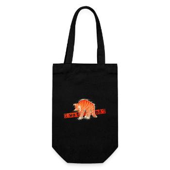 U wot m8 - Chat Orange - Sac à bouteille - noir - Devant