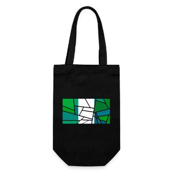 Drapeau Nigeria - Sac à bouteille - noir - Devant