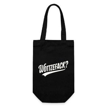 Humour Wottzefack dit une idée de cadeau drôle - Sac à bouteille - noir - Devant