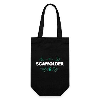 SCAFFOLDER Vintage Ornament Style - Gift Bag for Bottles - black - Front