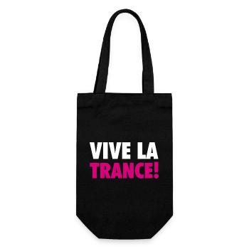 Vive La Trance! (pink) - Gift Bag for Bottles - black - Front