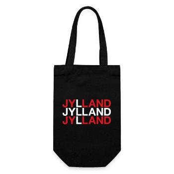 JYLLAND Denmark Denmark Danish flag - Gift Bag for Bottles - black - Front