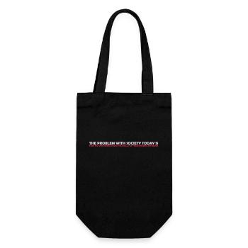 drinks from enemies skulls - Gift Bag for Bottles - black - Front