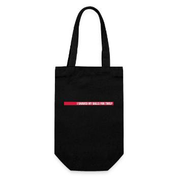 I shaved my balls - Gift Bag for Bottles - black - Front