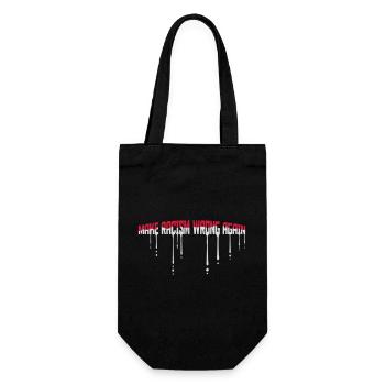 make racism wrong again - Gift Bag for Bottles - black - Front