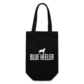 Blue Heeler Dog breed Cattle Dog Dogs Wilsigns - Gift Bag for Bottles - black - Front