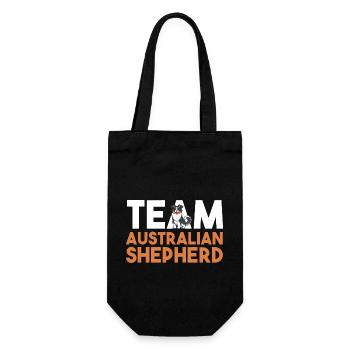 Dog Australian Shepherd - Gift Bag for Bottles - black - Front
