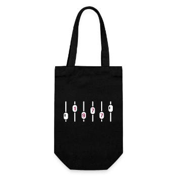 1977 Birthday Disco DJ Anniversary Sound Engineer - Sac à bouteille - noir - Devant