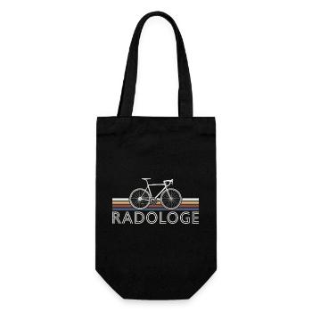 RADOLOGE RADRENNFAHRER RETRO RENNRAD CYCOLOGIST - Geschenkbeutel für Flaschen - Schwarz - Vorne