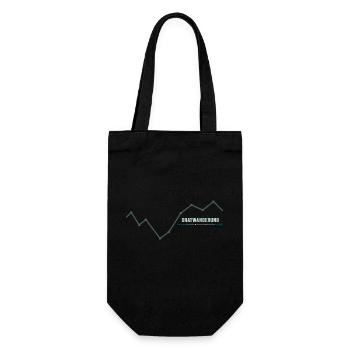 Tightrope walk Mountain hiking High altitude tour Summit Ferrata - Gift Bag for Bottles - black - Front