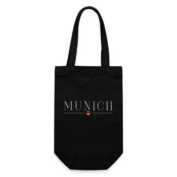 Munich, Germany Style Design T-Shirt - Gift Bag for Bottles - black - Front