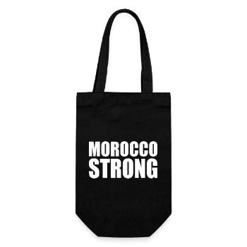 Morocco strong - Geschenkbeutel für Flaschen - Schwarz - Vorne