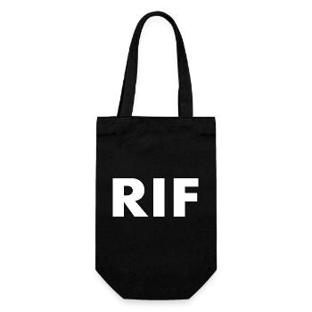 Rif - Geschenkbeutel für Flaschen - Schwarz - Vorne