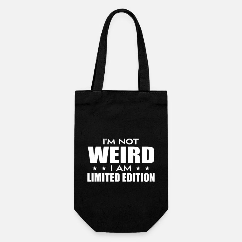 Funny and Unique Design for Unique Personalities - Gift Bag for Bottles - black
