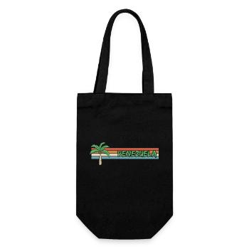 Gift for Venezuela - Gift Bag for Bottles - black - Front