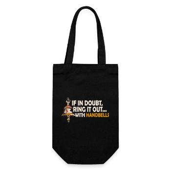 Choir Music Instrument Handbell Choir - Gift Bag for Bottles - black - Front