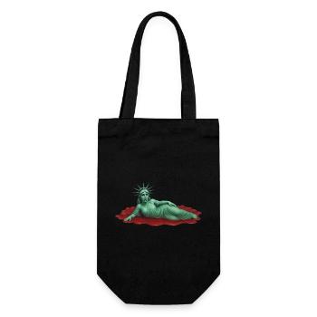 LOST LIBERTY - freedom & rights - Sac à bouteille - noir - Devant