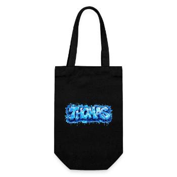 Graffiti Thomas Name Gift Ideal Printable - Gift Bag for Bottles - black - Front