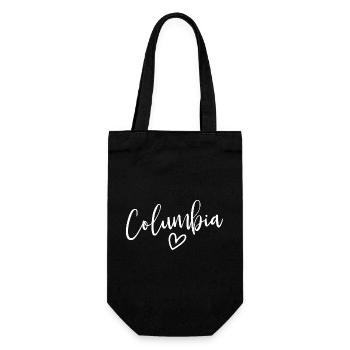 Columbia Heart Women's Love Columbia - Gift Bag for Bottles - black - Front