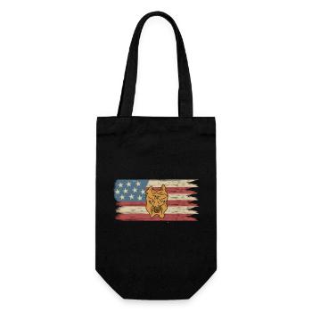 National Dog Month - Gift Bag for Bottles - black - Front
