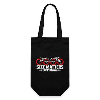 Size Matters 8x110mm Speedskating - Geschenkbeutel für Flaschen - Schwarz - Vorne