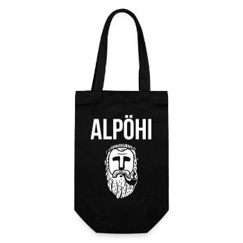 Alpöhi - Gift Bag for Bottles - black - Front