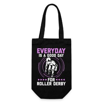 Roller Derby - Geschenkbeutel für Flaschen - Schwarz - Vorne